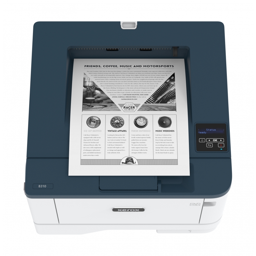 Xerox B310 A4 40ppm Wireless Duplex Printer PS3 PCL5e/6 2 Trays Total 350 Sheets – 3