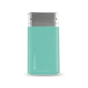 RealPower PB-4000 Fashion Lithium Polymer (LiPo) 4000 mAh Blue, Silver