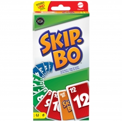 Games Skip-Bo Card Game for Kids, Adults & Families, Color Blind Accessible Deck for 2 to 6 Players