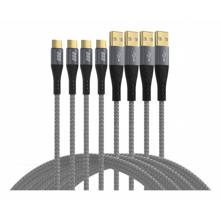 EFB Elektronik USB-AC-00005 USB cable USB 2.0 USB A USB C Black, Grey