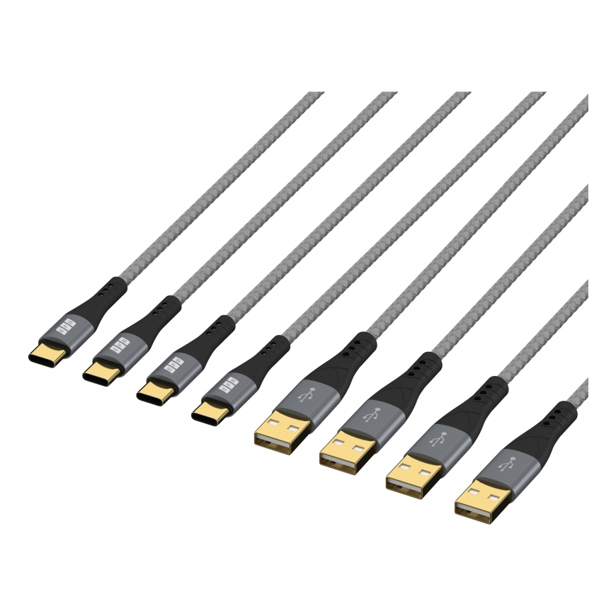 EFB Elektronik USB-AC-00005 USB-kaapeli USB 2.0 USB A USB C Musta, Harmaa – 4