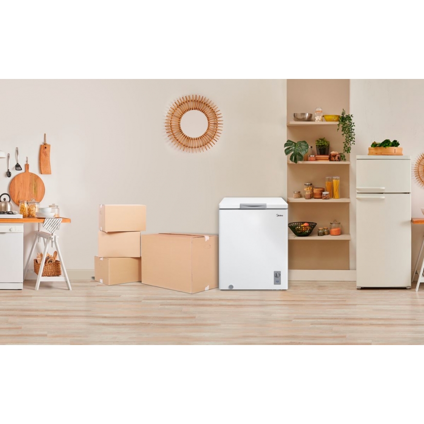 Midea MDRC207SLF01G pakastin Arkkupakastin Vapaasti seisova 142 L Valkoinen – 3