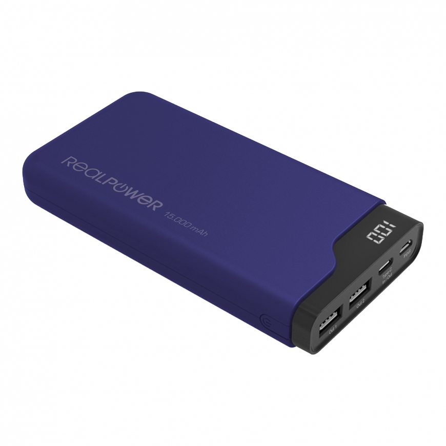 RealPower PB-15000C Navy Blue 15000 mAh