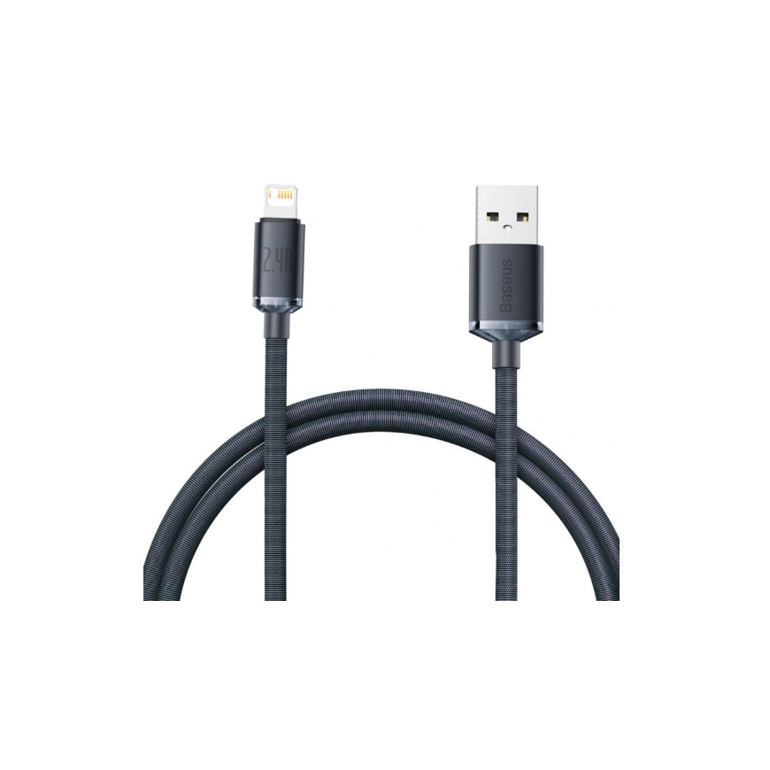 Baseus CAJY000001 mobilo telefonu kabelis Melns 1,2 m USB A Lightning
