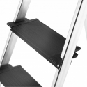 Hailo 8050-507 pieslienamās kāpnes Salokāmās kāpnes Alumīnijs, Melns Hailo 8050-507 pieslienamās kāpnes Salokāmās kāpnes Alumīnijs, Melns