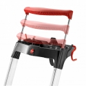 Hailo 8050-507 kopėčios Sulankstomos kopėčios Aliuminis, Juoda Hailo 8050-507 kopėčios Sulankstomos kopėčios Aliuminis, Juoda