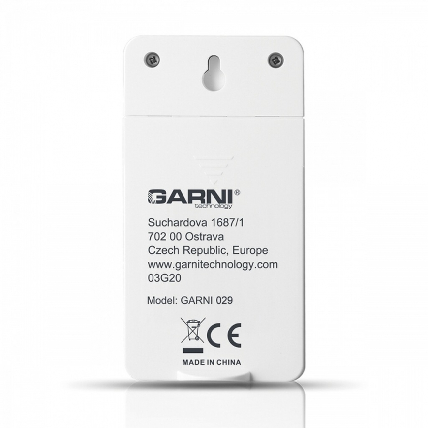GARNI GARNI029 Balta LCD Baterija – 4