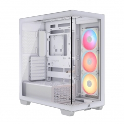 Corsair Midi Tower 3500X LXR LINK TG Valge