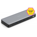 Digitus DA-70918 dokstacija Vadu USB 3.2 Gen 2 (3.1 Gen 2) Type-C Melns, Pelēks Digitus DA-70918 dokstacija Vadu USB 3.2 Gen 2 (3.1 Gen 2) Type-C Melns, Pelēks