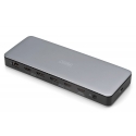 Digitus DA-70918 dokstacija Vadu USB 3.2 Gen 2 (3.1 Gen 2) Type-C Melns, Pelēks Digitus DA-70918 dokstacija Vadu USB 3.2 Gen 2 (3.1 Gen 2) Type-C Melns, Pelēks