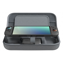 Belkin ENA001hqCH-V2 Matkakotelo Nintendo Verkko, Polyesteri, Sametti Puuhiili