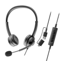Axtel AXH-FLOWUCDC austiņas un brīvroku komplekts Vadu Birojs / zvanu centrs USB Type-C / USB Type-A Axtel AXH-FLOWUCDC austiņas un brīvroku komplekts Vadu Birojs / zvanu centrs USB Type-C / USB Type-A