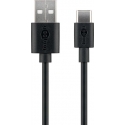 Goobay 45735 USB-kaapeli USB 2.0 1 m USB A USB C Musta Goobay 45735 USB-kaapeli USB 2.0 1 m USB A USB C Musta