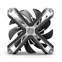 Zalman ZM-SF120 Tietokoneen jäähdytysjärjestelmä Tietokonekotelo Tuuletin 12 cm Musta