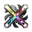Zalman ZM-SF120 Tietokoneen jäähdytysjärjestelmä Tietokonekotelo Tuuletin 12 cm Musta Zalman ZM-SF120 Tietokoneen jäähdytysjärjestelmä Tietokonekotelo Tuuletin 12 cm Musta
