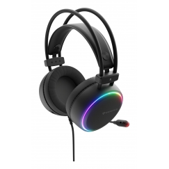 GENESIS NSG-2307 austiņas un brīvroku komplekts Vadu Speļu USB Type-A Melns