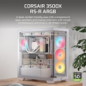 Corsair 3500X RS-R ARGB Midi Tower Valkoinen
