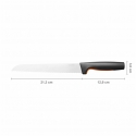 Fiskars 1057538 keittiöveitsi Ruostumaton teräs 1 kpl Leipäveitsi