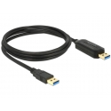 DeLOCK 1.5m, USB 3.0-A - USB 3.0-A USB kabelis USB 3.2 Gen 1 (3.1 Gen 1) 1,5 m USB A Melns DeLOCK 1.5m, USB 3.0-A - USB 3.0-A USB kabelis USB 3.2 Gen 1 (3.1 Gen 1) 1,5 m USB A Melns