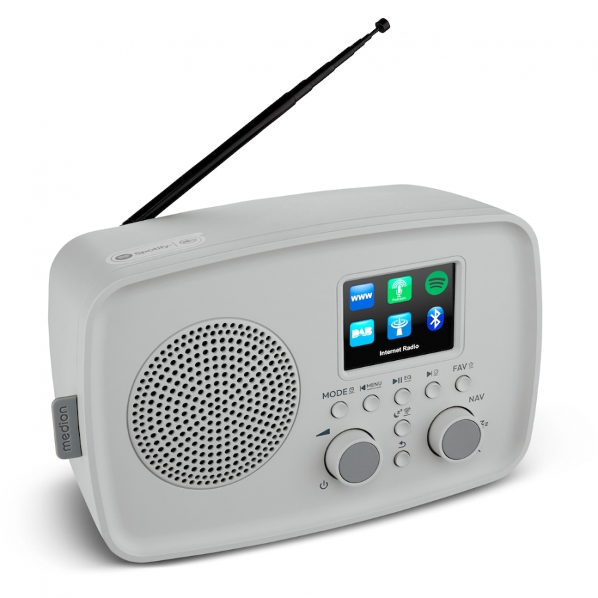 MEDION 50078819 radio Internets Pelēks