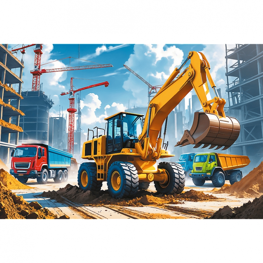Trefl 17406 pusle 60 tk Sõidukid – 2