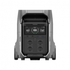 Komplektā: EcoFlow Delta Pro 3 spēkstacija + 400W fotoelektriskais panelis.