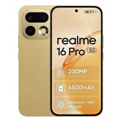 realme 16 Pro 17.3 cm (6.8") Dual SIM 5G 8 GB 256 GB 6500 mAh Gold