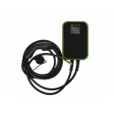 Green Cell EV14 elektromobilių įkrovimo stotelė Juoda Aliuminis Siena 3 Įmontuotas ekranas LCD
