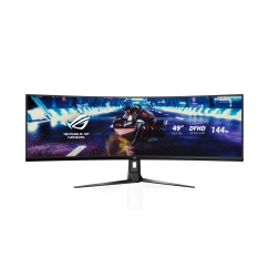ASUS ROG Strix XG49VQ monitori 124,5 cm (49") 3840 x 1080 pikseļi UltraWide Full HD LED Melns