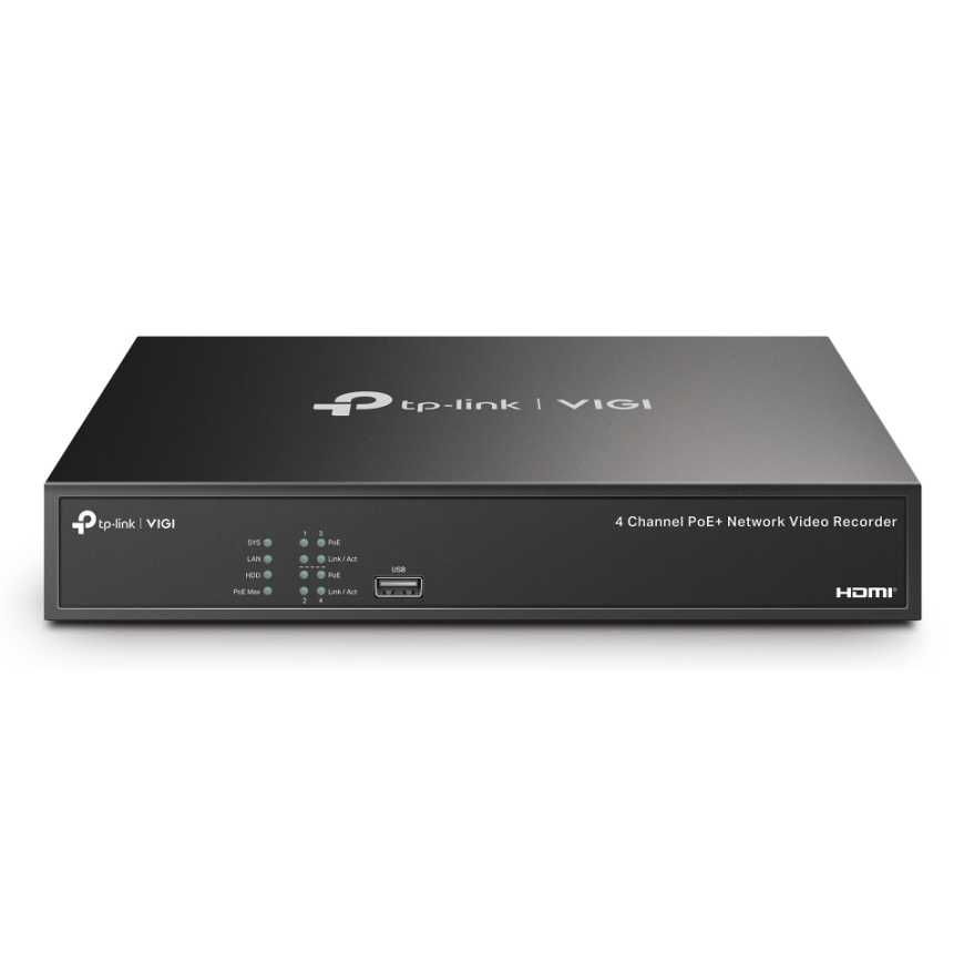 TP-Link VIGI NVR1004H-4P-2TB Must – 2