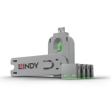 Lindy 40451 заглушка для порта Port blocker + key USB тип-A Зеленый АБС-пластик 5 шт Lindy 40451 заглушка для порта Port blocker + key USB тип-A Зеленый АБС-пластик 5 шт