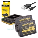 Set Charger Dual Fuji NP-W126+2x Battery 1020 mAh Set Charger Dual Fuji NP-W126+2x Battery 1020 mAh