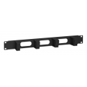 Intellinet 19" Cable Management Panel 1U Kabeļu pārvaldības panelis