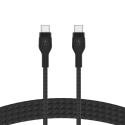 Belkin BOOST↑CHARGE PRO Flex USB kabelis USB 2.0 2 m USB C Melns Belkin BOOST↑CHARGE PRO Flex USB kabelis USB 2.0 2 m USB C Melns