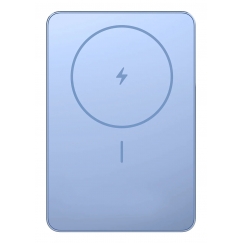 Xiaomi Super Slim Magnetic Power Bank 5000 Литий-ионная (Li-Ion) 5000 mAh Беспроводная зарядка Синий