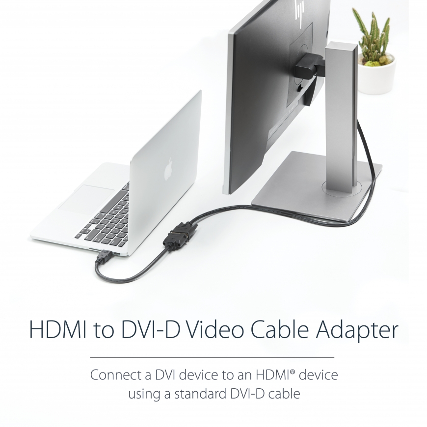 StarTech.com HDDVIMF8IN videokaapeli-adapteri 0,2 m HDMI DVI-D Musta – 5