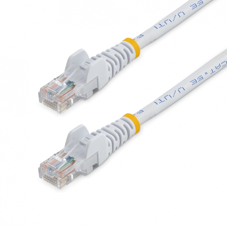 StarTech.com 45PAT3MWH tīkla kabelis Balts 3 m Cat5e U/UTP (UTP)