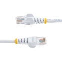 StarTech.com Cat5e Patch Cable with Snagless RJ45 Connectors - 3m, White StarTech.com Cat5e Patch Cable with Snagless RJ45 Connectors - 3m, White
