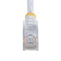 StarTech.com 45PAT3MWH verkkokaapeli Valkoinen 3 m Cat5e U/UTP (UTP)