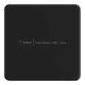 Belkin USB-C Dual Display Docking Station USB 3.2 Gen 1 (3.1 Gen 1) Type-C Black Belkin USB-C Dual Display Docking Station USB 3.2 Gen 1 (3.1 Gen 1) Type-C Black