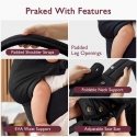 Momcozy 0810123509126 beebikandetraksid Seljal kantavad imikukandetraksid Puuvill Must