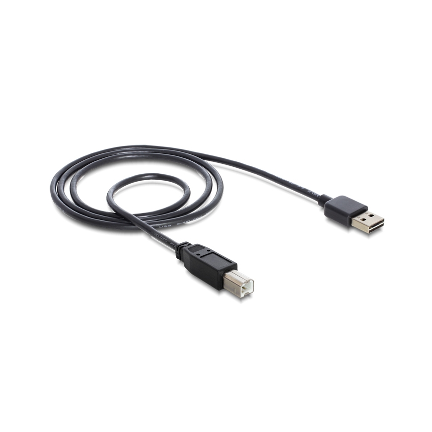 DeLOCK 1m USB 2.0 A - B m/m USB kabelis USB A USB B Juoda – 2
