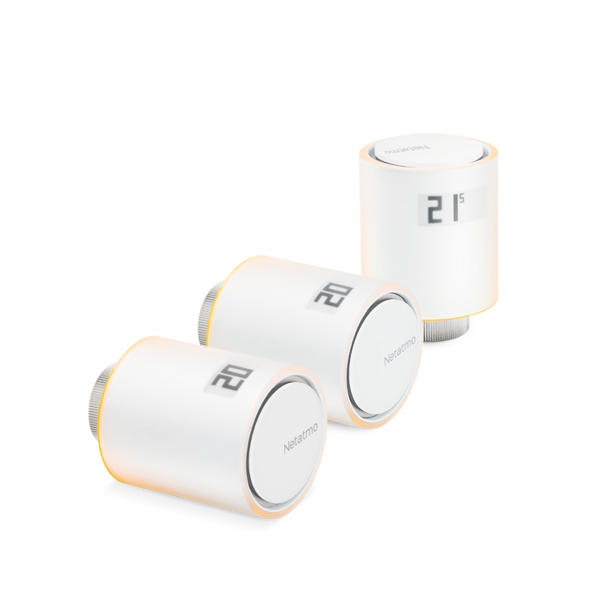 Netatmo NBU-NAV-EU termostatiskais radiatoru vārsts Piemērots