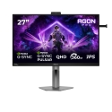 AOC AGON PRO AG276QSG2 monitori 68,6 cm (27") 2560 x 1440 pikseļi Quad HD Melns, Pelēks AOC AGON PRO AG276QSG2 monitori 68,6 cm (27") 2560 x 1440 pikseļi Quad HD Melns, Pelēks