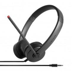 Lenovo Stereo Analog Kõrvaklapp Juhtmega ühendatud Peavõru Kontor/kõnekeskus Must
