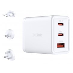 D-Link DCP-651 mobiililaitteen laturi Universaali Valkoinen AC Pikalataus Sisätila