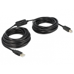 DeLOCK 11m, USB2.0-A - USB2.0-B USB кабель USB A USB B Черный