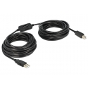 DeLOCK 11m, USB2.0-A - USB2.0-B USB кабель USB A USB B Черный DeLOCK 11m, USB2.0-A - USB2.0-B USB кабель USB A USB B Черный