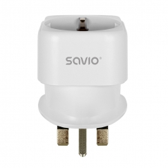 Savio AP-04 strāvas adapteris & pārveidotājs Universāls 3250 W Balts
