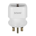 Savio AP-04 power adapter/inverter Universal 3250 W White